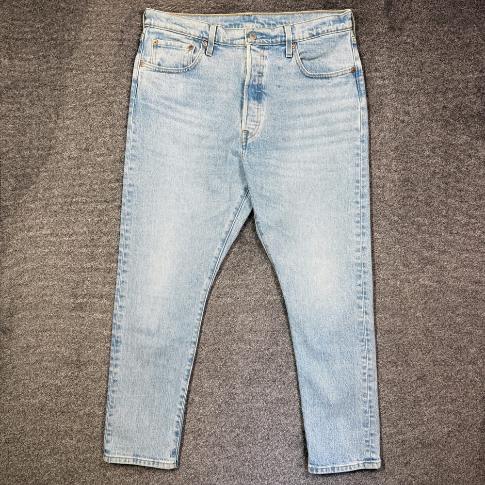 Levi's Premium 501 Jeans Womens 33 Skinny Light Wash High Rise Button Fly 33x28
